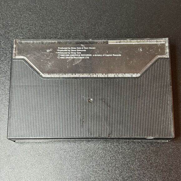 STRAY CATS Built For Speed (1982) Cassette Tape EMI America Preowned - Picture 2 of 6